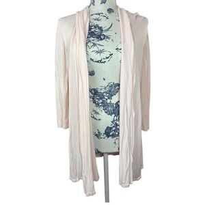 Premise Studio Blush Pink Lightweight‎ Open Front Cardigan – Size Large